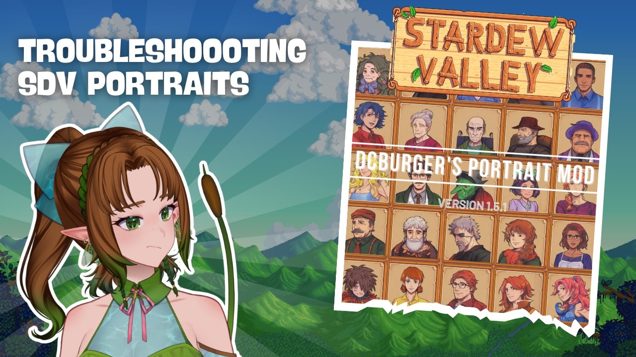 Советы по устранению неполадок с модами для портретной графики в Stardew Valley