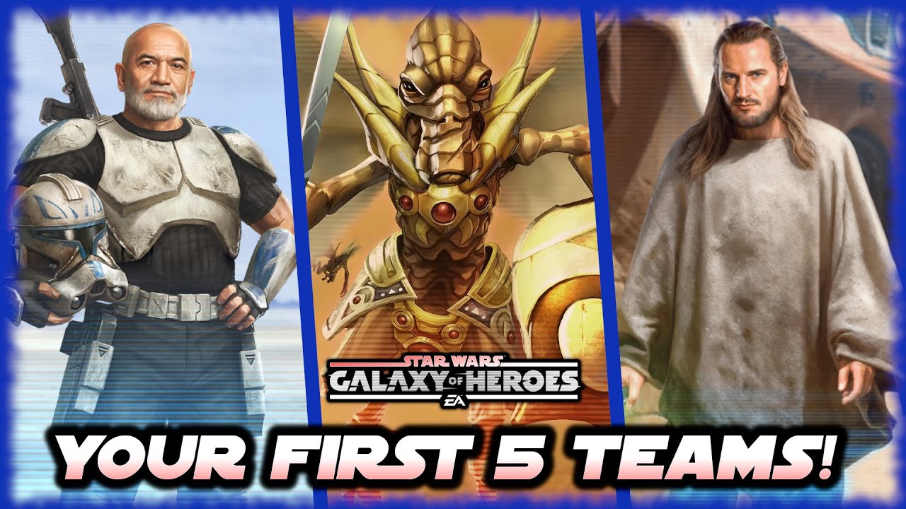 Первые 5 команд, которые каждый должен фармить в 2025 году для Star Wars Galaxy of Heroes!