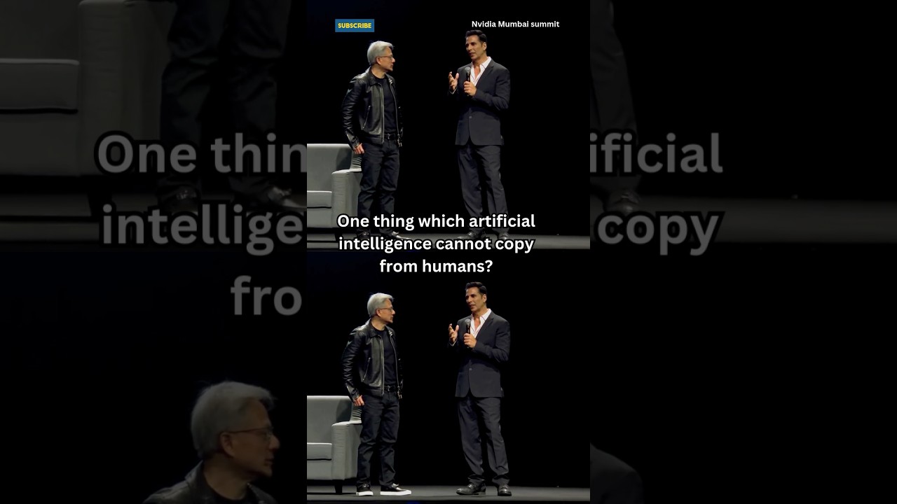 AI can&rsquo;t copy humans in this thing #artificialintelligence #nvidia #akshaykumar #youtubeshorts