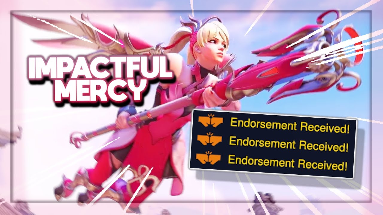 *PINK MERCY* Climbing as Mercy! 🎀 ૮₍ ˶ᵔ ᵕ ᵔ˶ ₎ა Overwatch 2 Mercy Gameplay