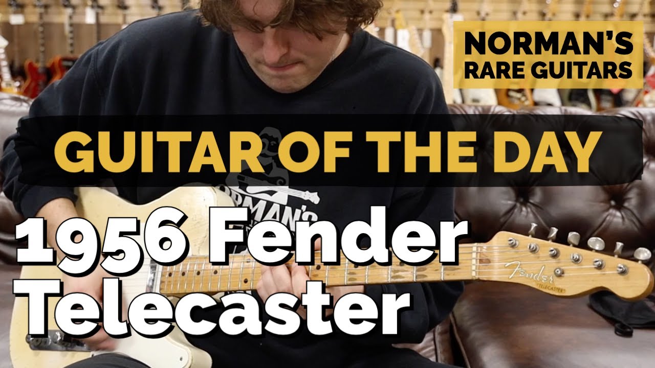 Guitar of the Day: 1956 Fender Telecaster Blonde | Norman's Rare Guitars