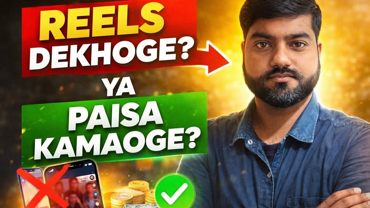 Stop Scrolling, Start Earning! 📱 Apni Video Banao Aur Paise Kamao | Reality of Reels ll vipin up33ll
