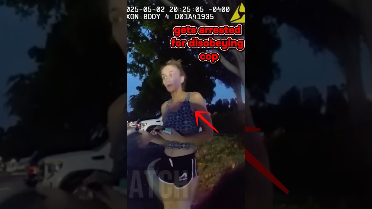 Woman Gets Arrested After Obstructing in Boyfriends Traffic Stop