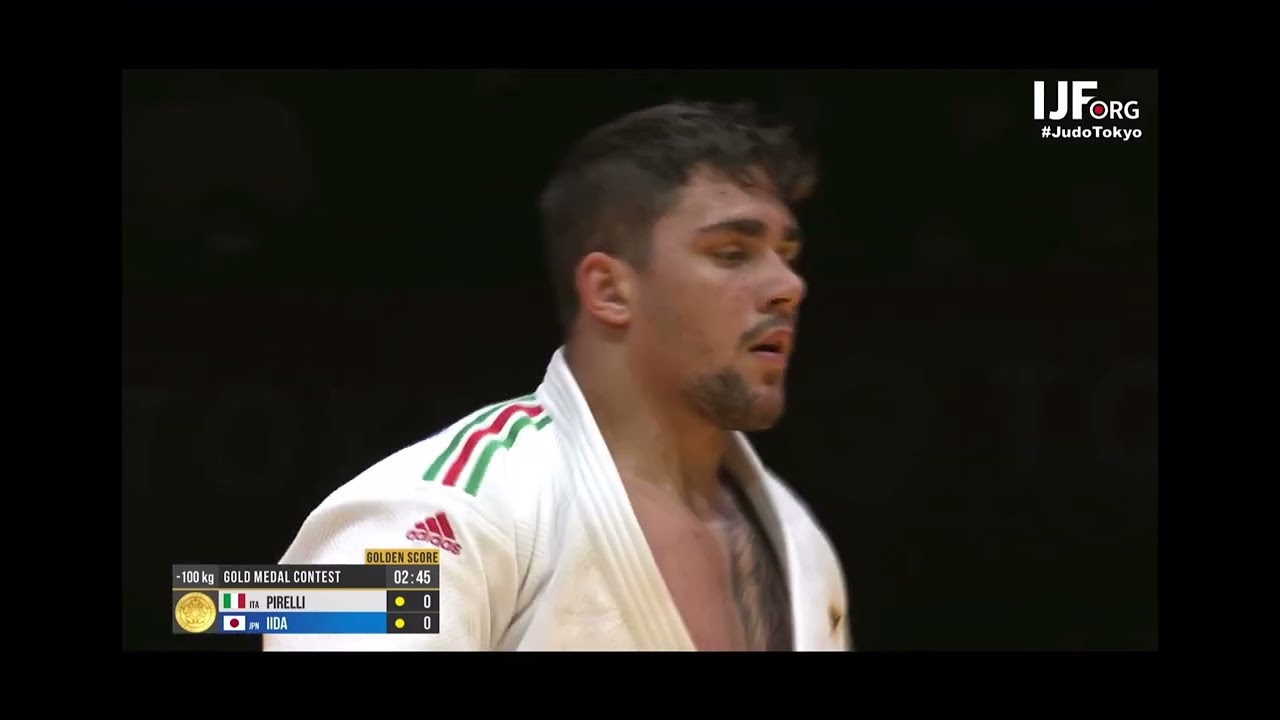 Finale Grand Slam Tokyo 2022 -100kg Pirelli vs Iida Golden Score