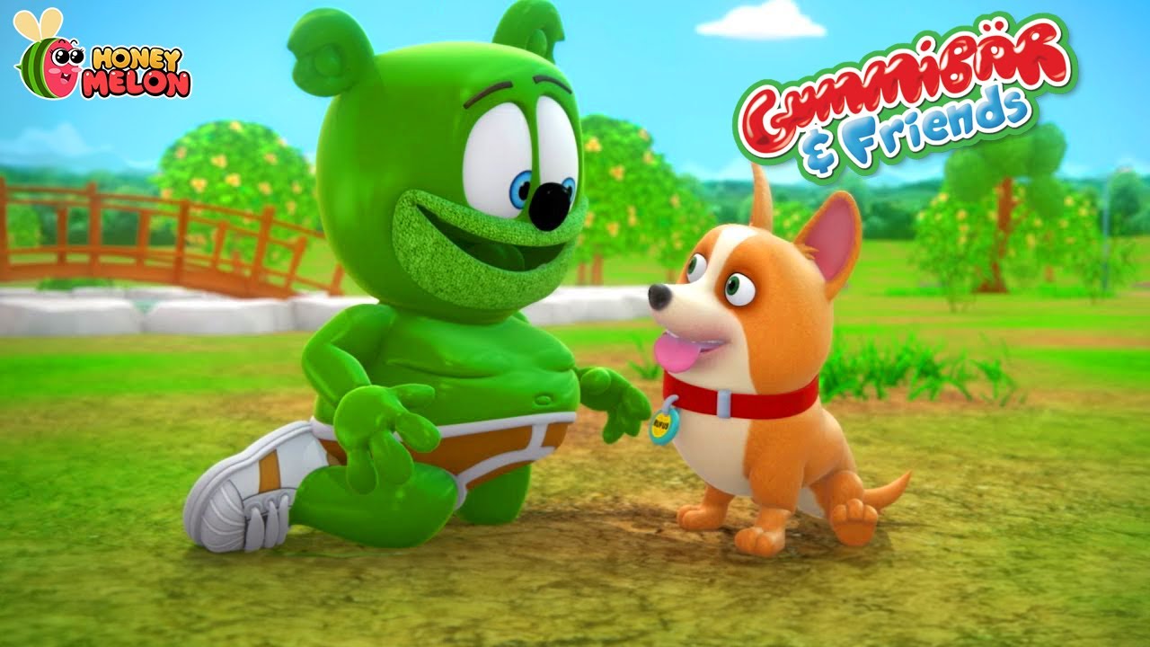 Gummy Adopts a Puppy where No Dogs Allowed | Gummy Bear | Funny Cartoons