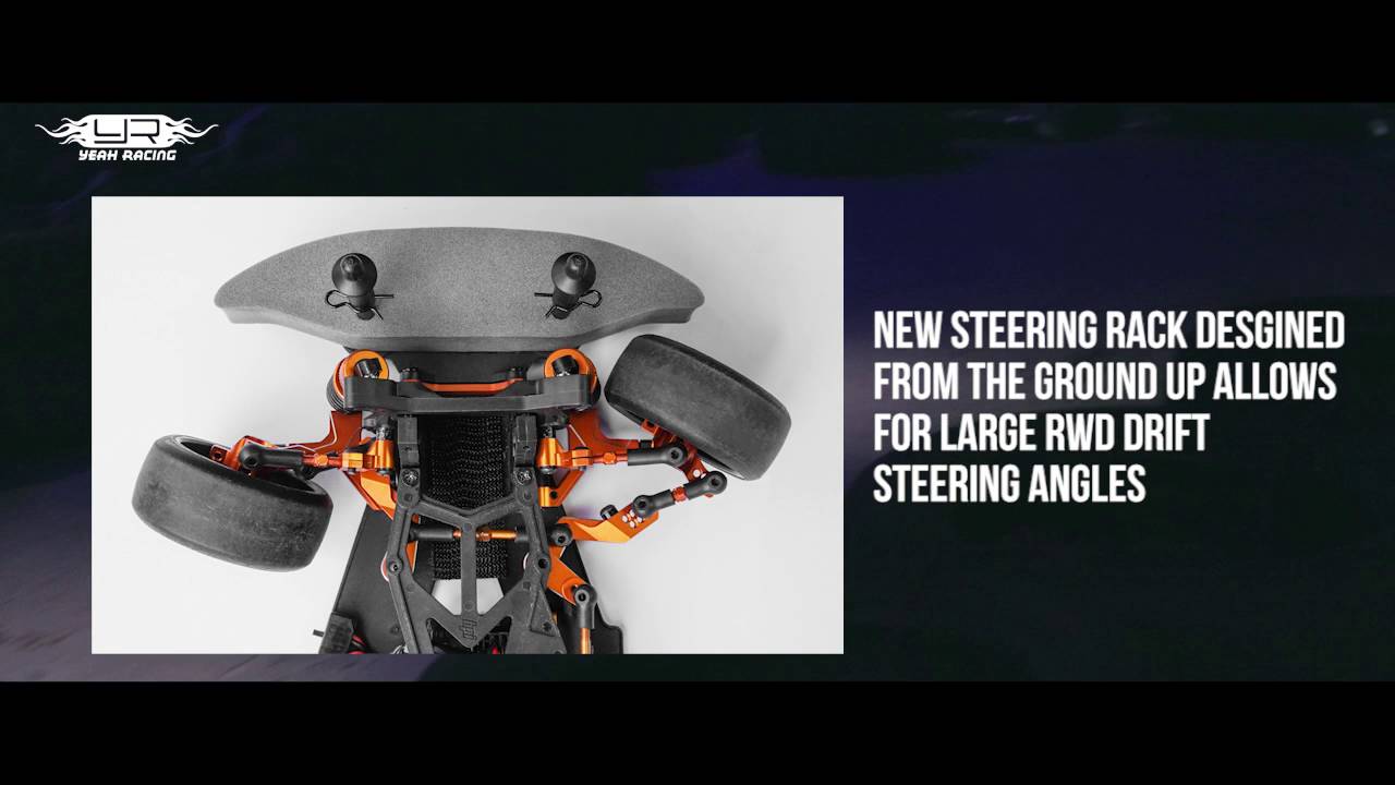 Yeah Racing RWD Drift Conversion Kit for HPI Sprint 2 Orange Action Video