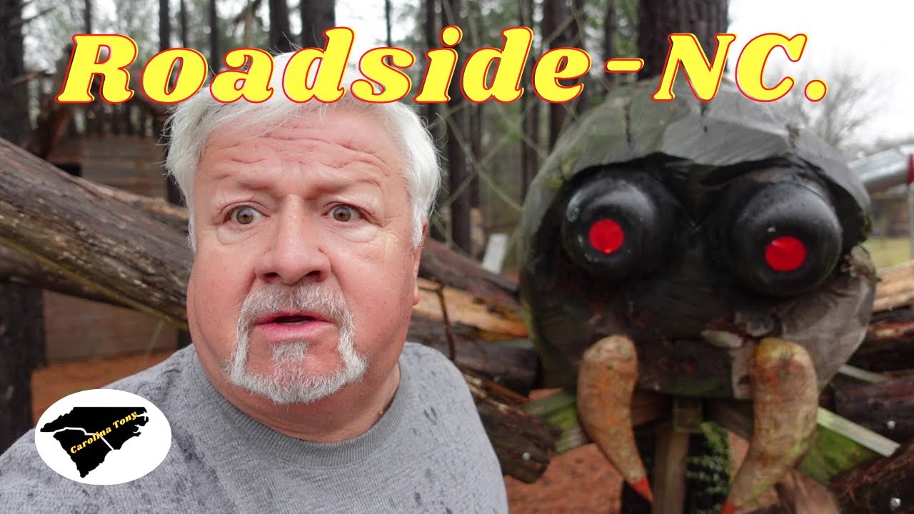 Roadside Attractions North  Carolina - Abandoned Giant Spiders & More