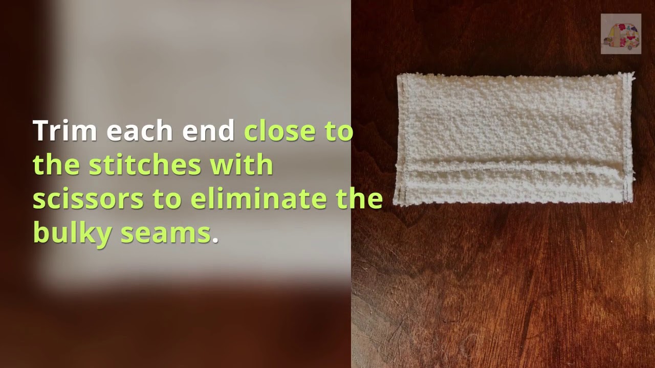 5 Minute Wash Cloth Soap Holder Easy Sewing Project