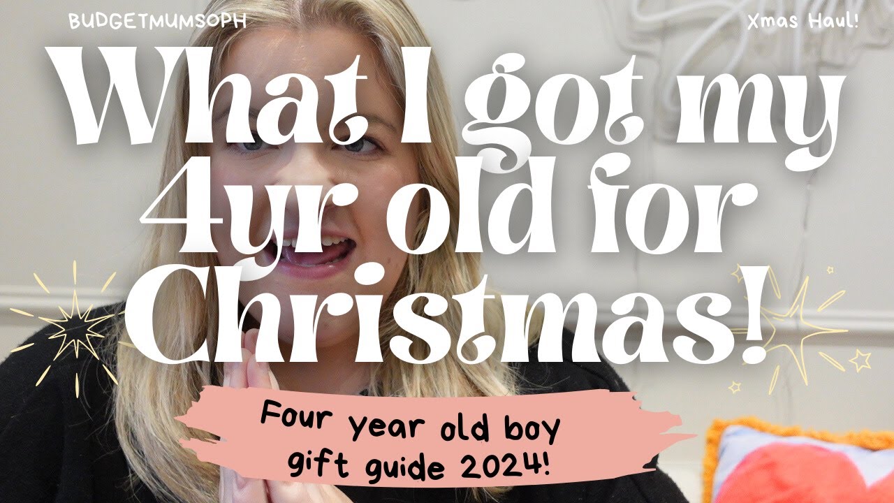 What I got my 4 year old for Christmas | four year old boy gift guide