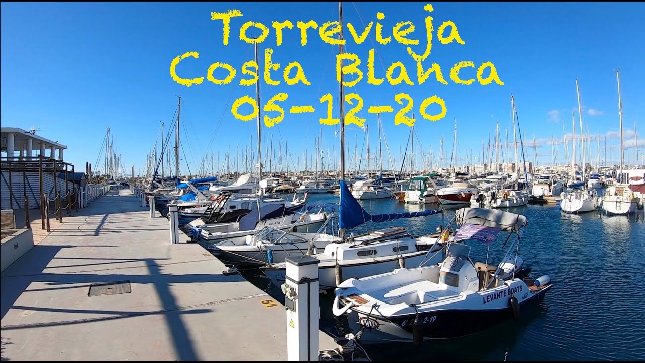 Torrevieja, Costa Blanca, Spain. Walking Tour of the Marina in the port area. 05-12-20 🇪🇸