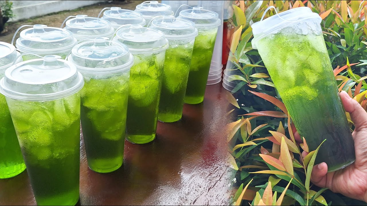 BONGKAR RESEP USAHA ES TEH HIJAU‼️ Warna Hijau Bagus, Tidak Mudah Basi..
