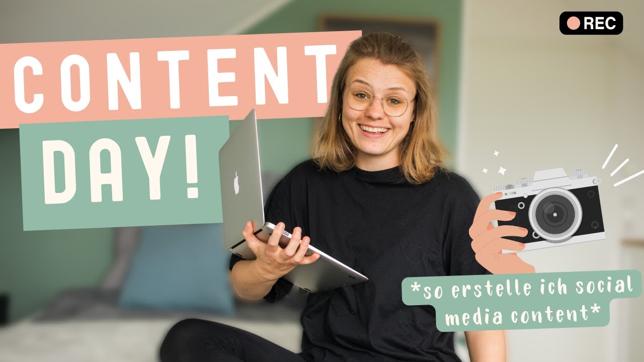WENIG ZEIT F&Uuml;R CONTENT? &bull; So PLANE und ERSTELLE ich meine Social Media Inhalte! [ CONTENT BATCH DAY]