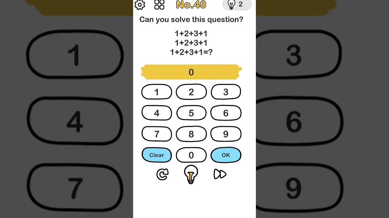 #Brainoutlevel40- can you solve this question answer Brain out level 40
