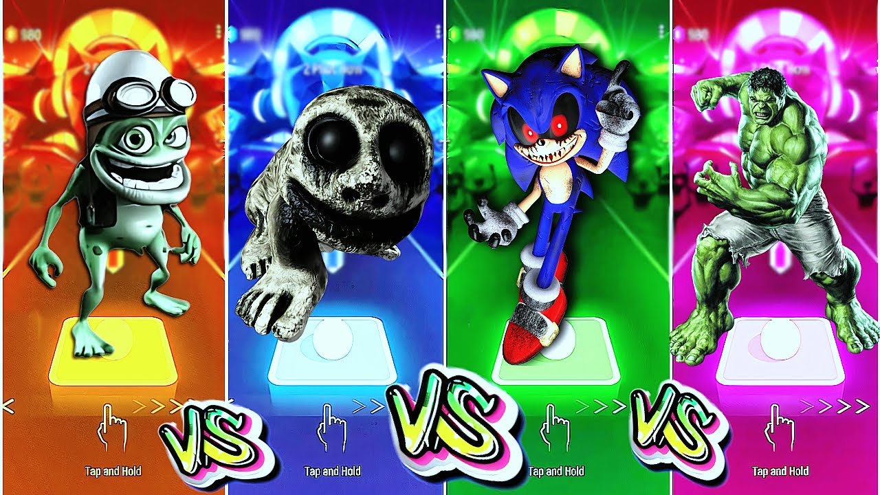 Thrilling Music Faceoff: Crazy Frog 🆚 Zoonomaly 🆚 Sonic EXE 🆚Hulk