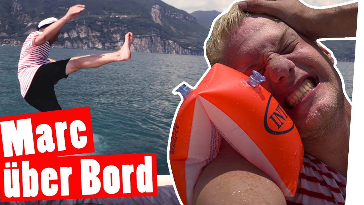 Bestrafung: Mann &uuml;ber Bord &ndash; Marc alleine im Gardasee || &bdquo;Das schaffst du nie!&ldquo;