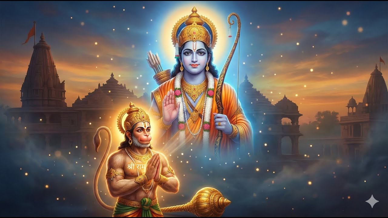 राम नाम जप 108 बार 🔔 | Ram Mantra Loop for Peace, Protection & Positivity | Jai Shri Ram