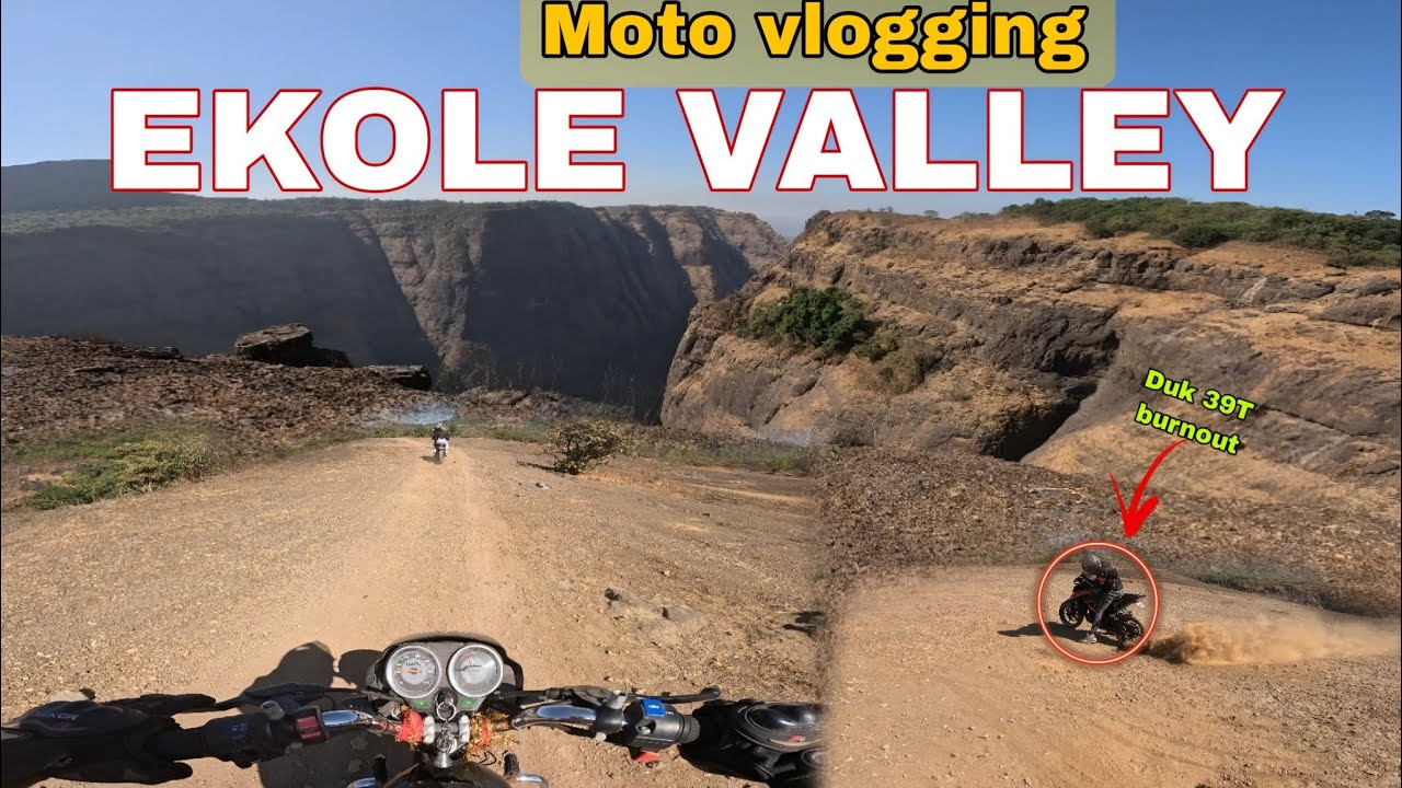 EKOLE VALLEY 😍 SPLENDOR + DUK 39T burnout 🚀 #motovlog #ekolevalley #splendor #duke390 #offroad 