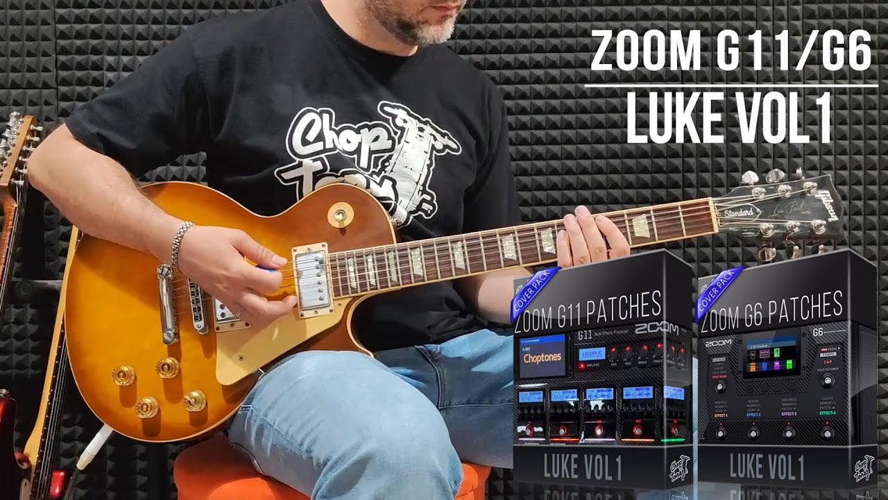 Zoom G11 / G6 Patches | Luke vol1 (Steve Lukather Toto Cover Pack)