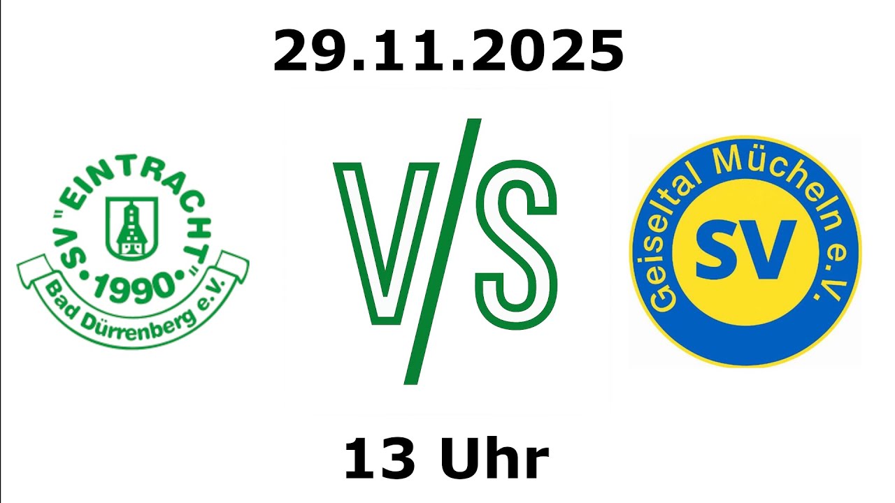 5. Spieltag - SV Eintracht Bad Dürrenberg I - VS - SV Geiseltal Mücheln III