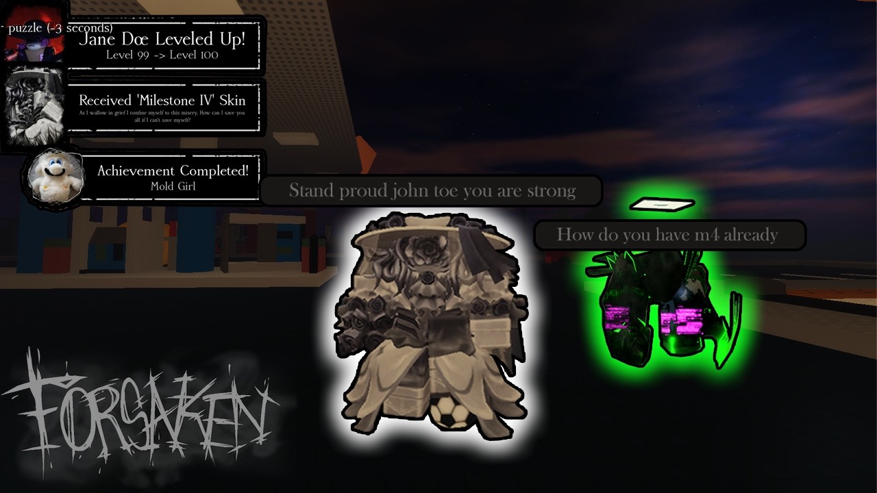 M4 JANE DOE VS PRO KILLERS... (SHE'S SO BROKEN) | FORSAKEN...