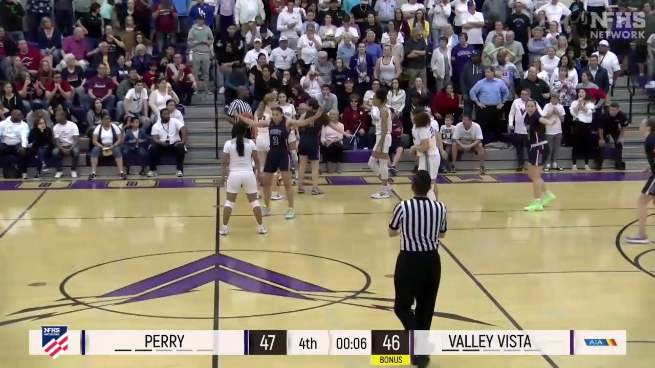 2020 AIA 6A Girls Basketball Semifinals Perry vs Valley Vista