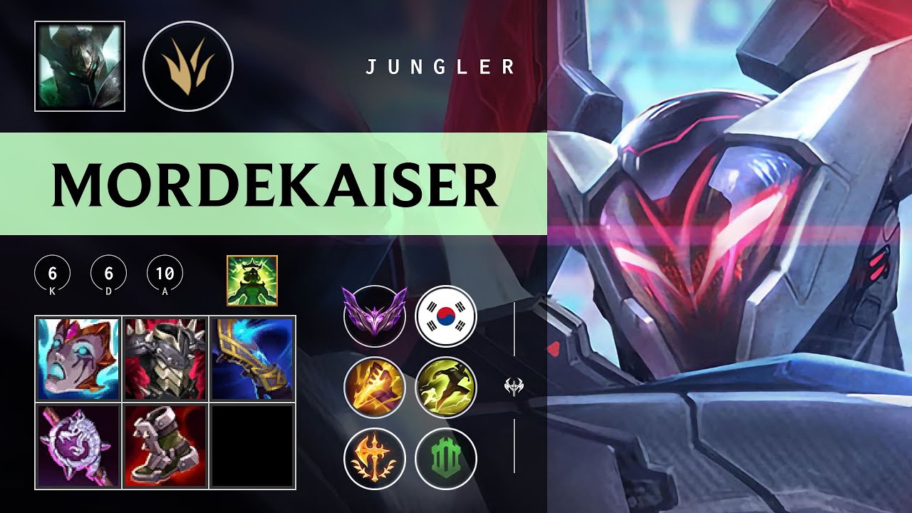 Mordekaiser Jungle vs Nidalee - KR Master Patch 26.02