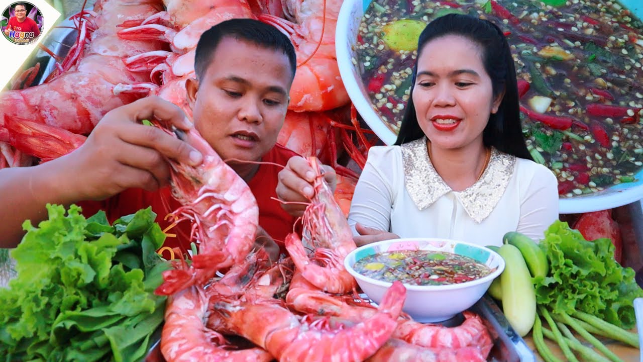 กุ้งลายเสือใหญ่เนื้อนุ่มเด้ง น้ำจิ้มสูตรซดรสเด็ดแซ่บๆ ฟังเสียงเขียดฮ้องยามแลง