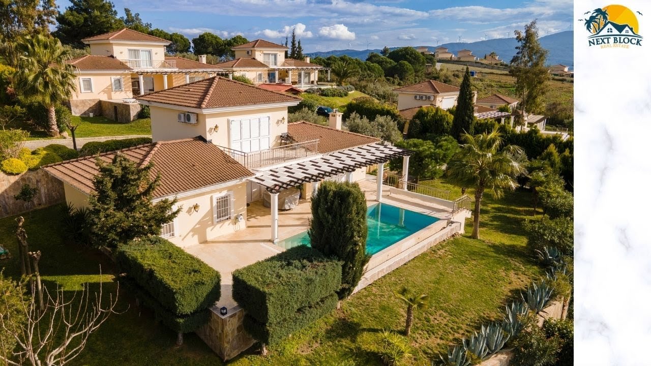 Kuşadası Yaylaköy'de 800 m2 arsa içerisinde Full Deniz Manzaralı Satılık Özel Bir Villa #147