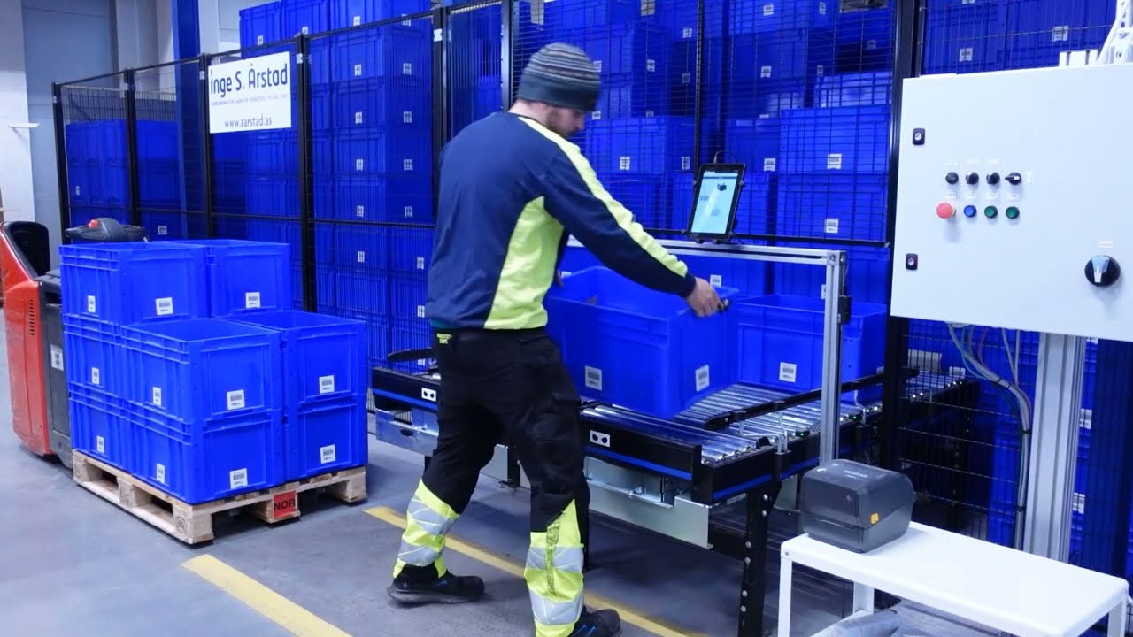 Blue Robot - processer i robotlageret