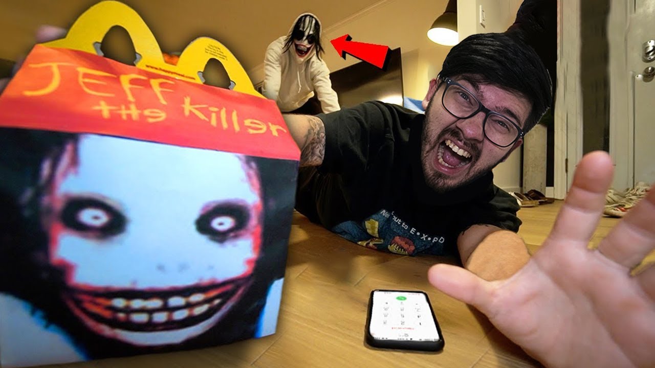 НЕ ЗАКАЗЫВАЙТЕ ДЖЕФФ УБИЙЦА HAPPY MEAL из MCDONALDS в 3 часа ночи !!JEFF THE KILLER ! Страшилки