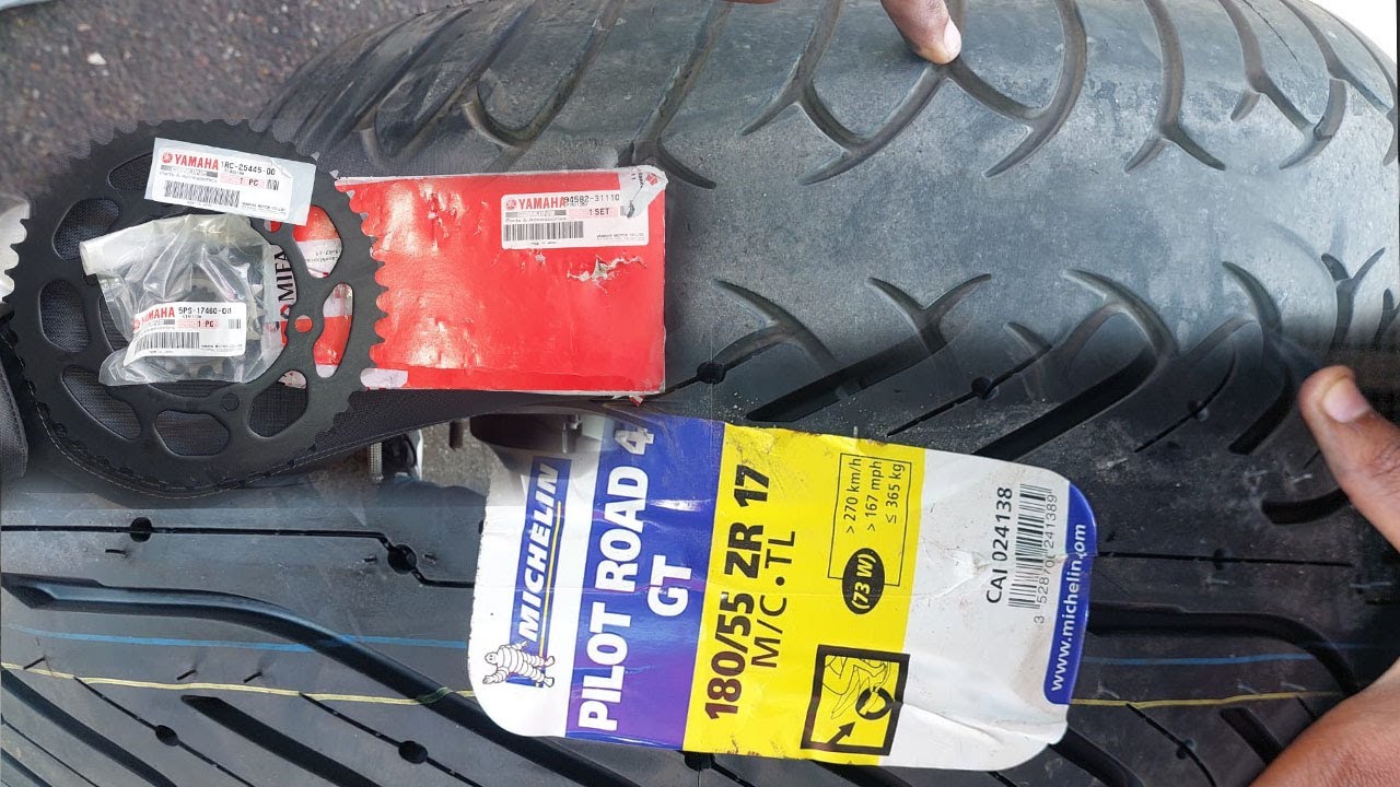 Replace Your Motorcycle Chain and tyre tracer 900 gt