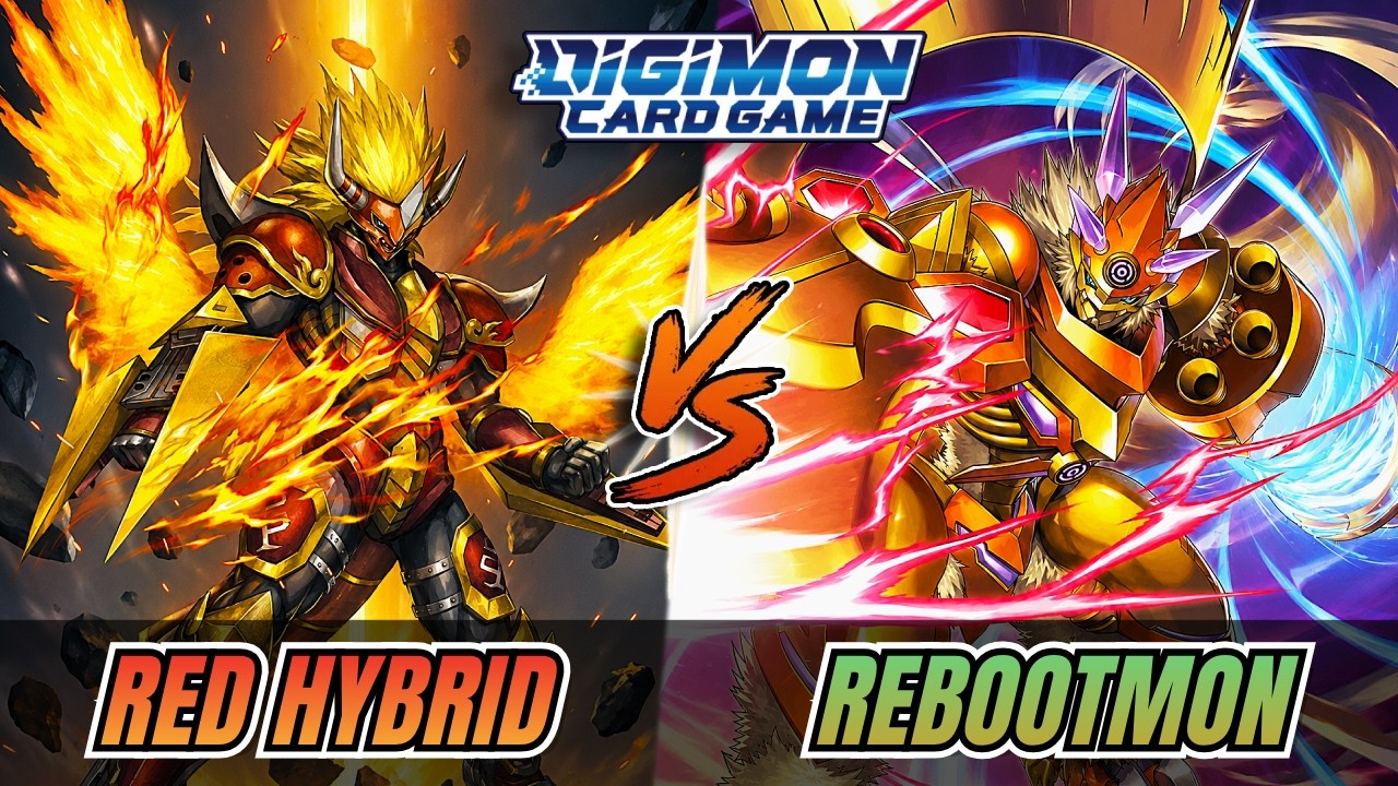 Red Hybrid Vs Rebootmon | BT25 Feature Match | Digimon Card Game & TCG