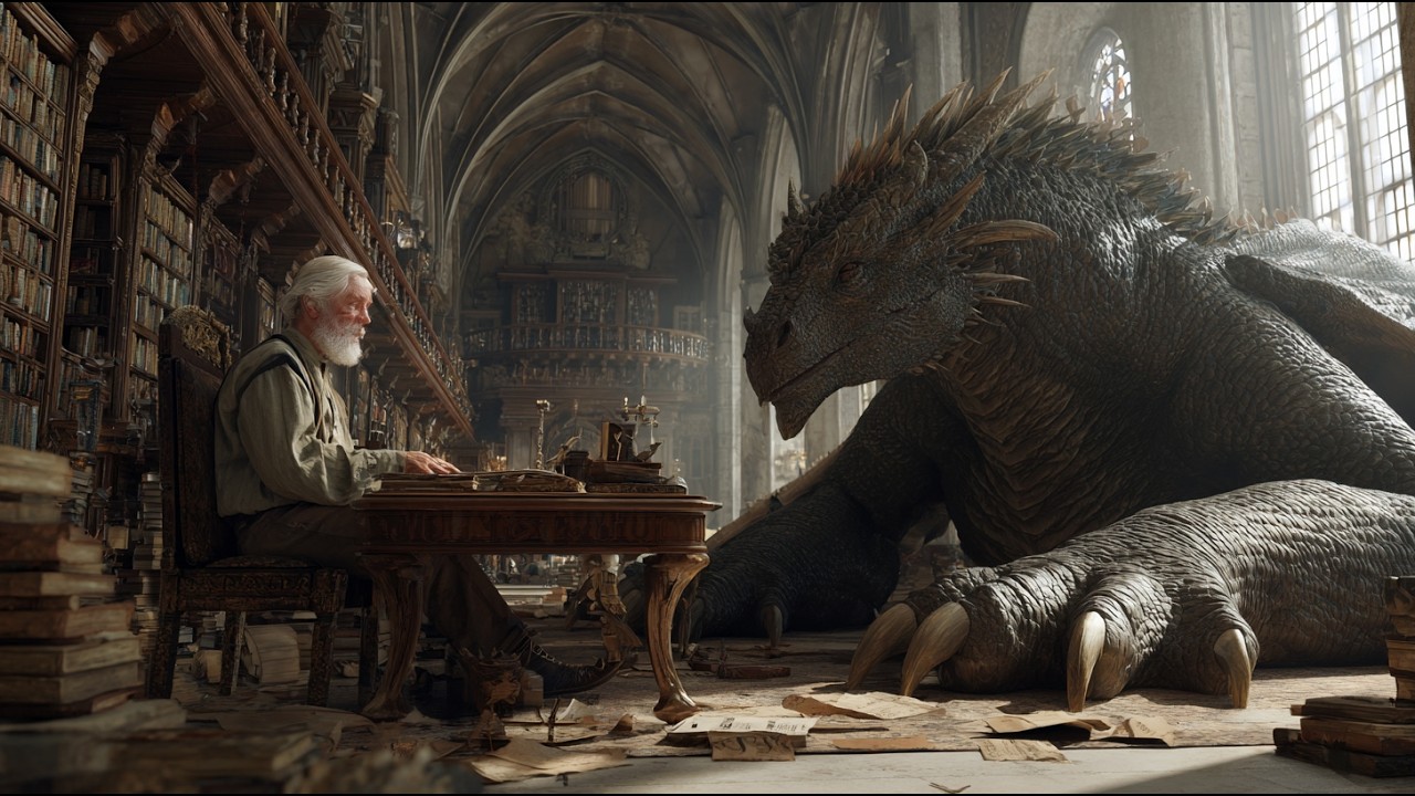 A Dragon Failed Every Writing Trial—Until an Old Human Author Taught Him the Power of Words | HFY