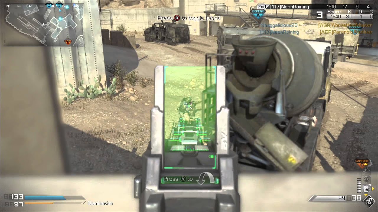 Call of Duty Ghosts: Double KEM Strike FAIL w/ the Ripper (Died 4 off)
