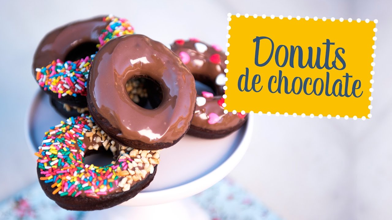 Donuts de chocolate | Lu Ferreira