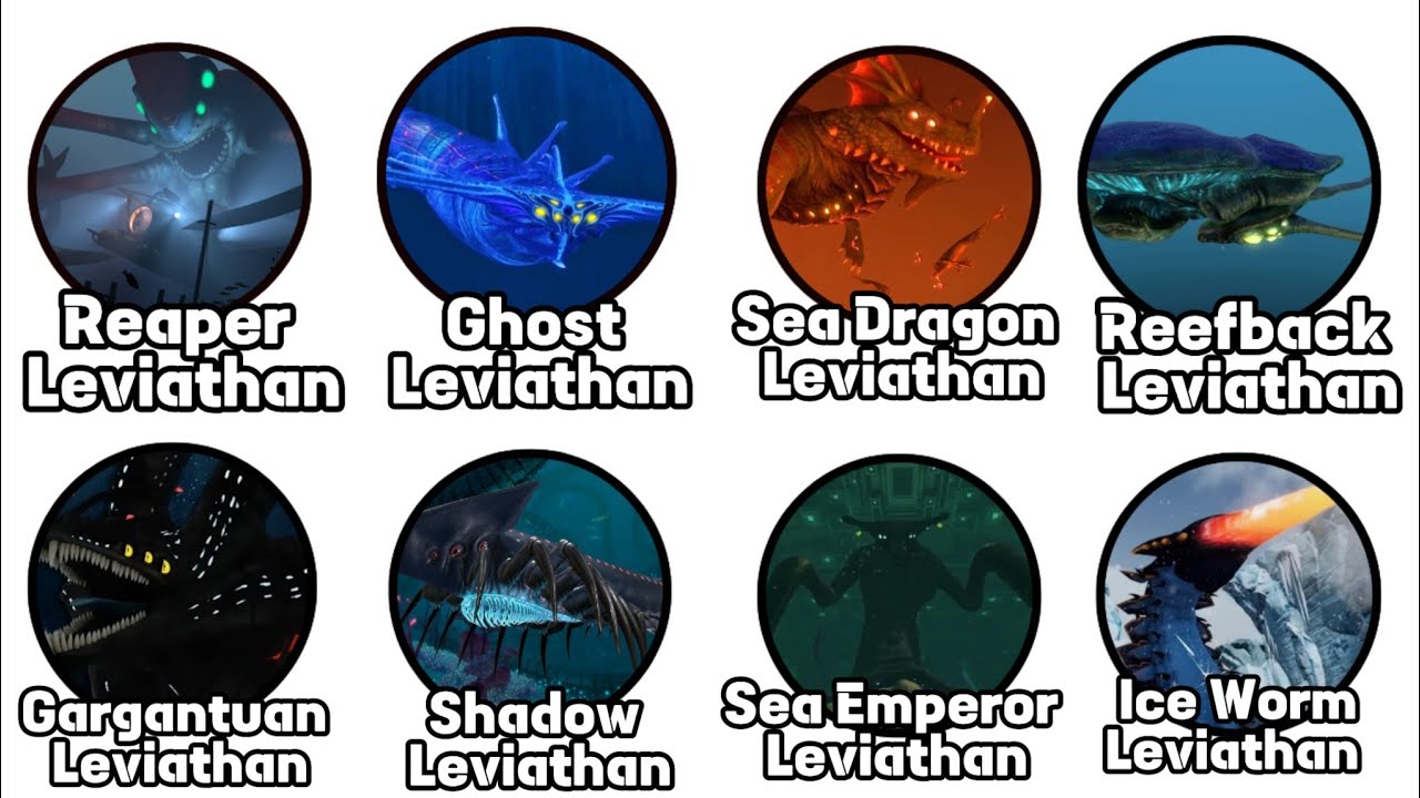 Every Leviathan in Subnautica explained in 17 minutes