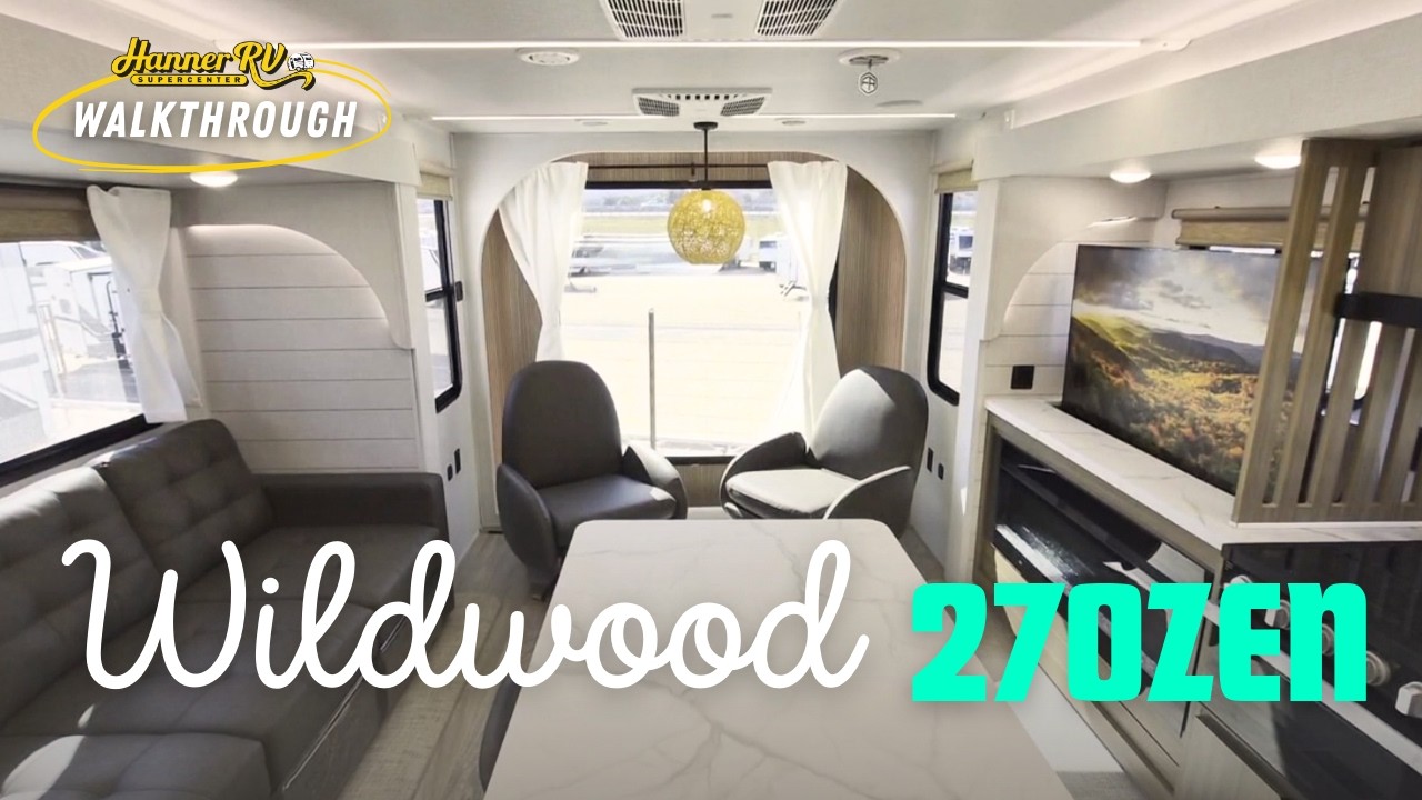 PERFECT Travel Trailer for Couples! | Mid Century Modern Vibe? | 2026 Forest River Wildwood 270ZEN