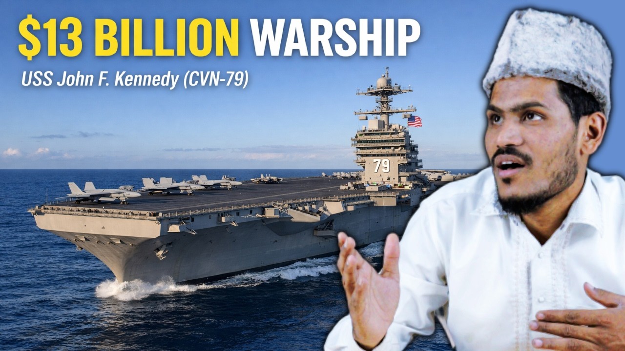 Villagers React to America’s $13 Billion Supercarrier 😳
