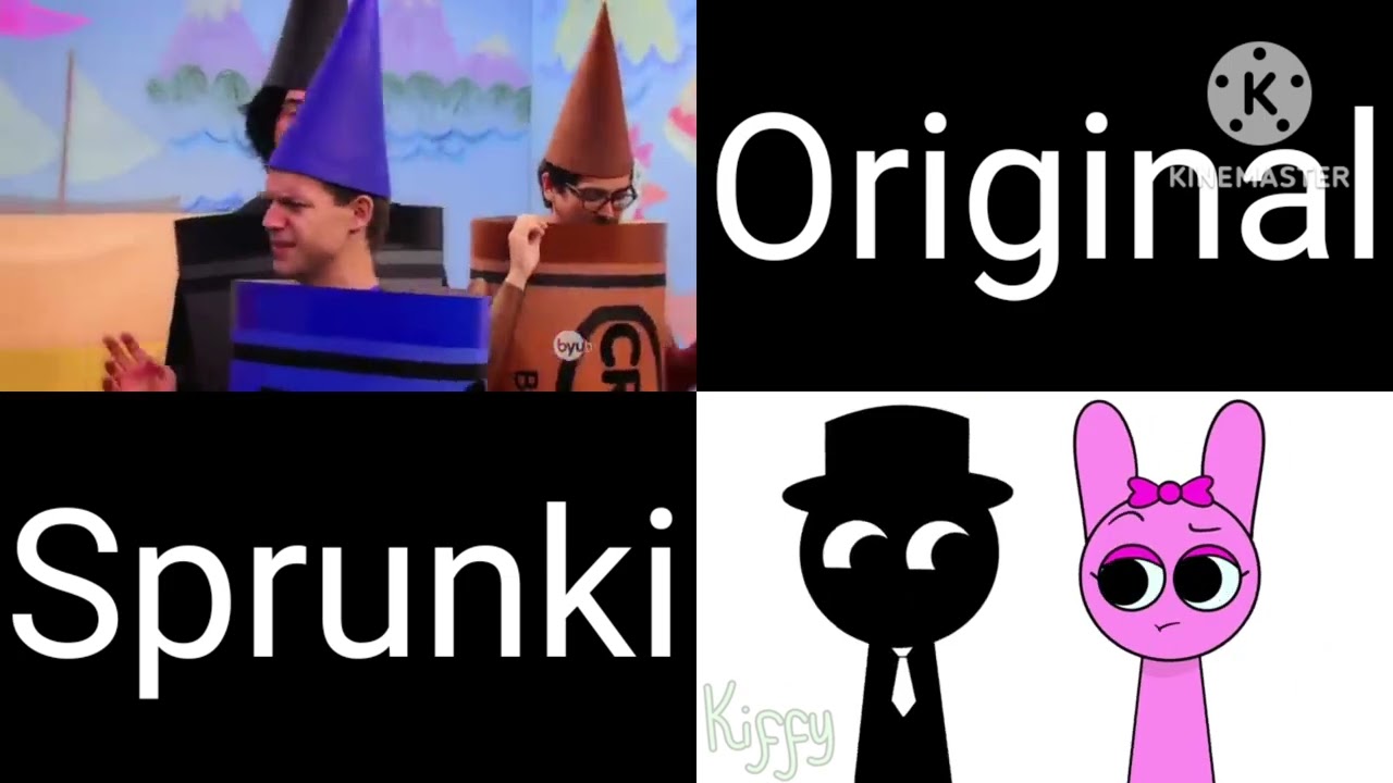 the Crayon Song Original vs Sprunki (VIDEO MOST POPULAR)