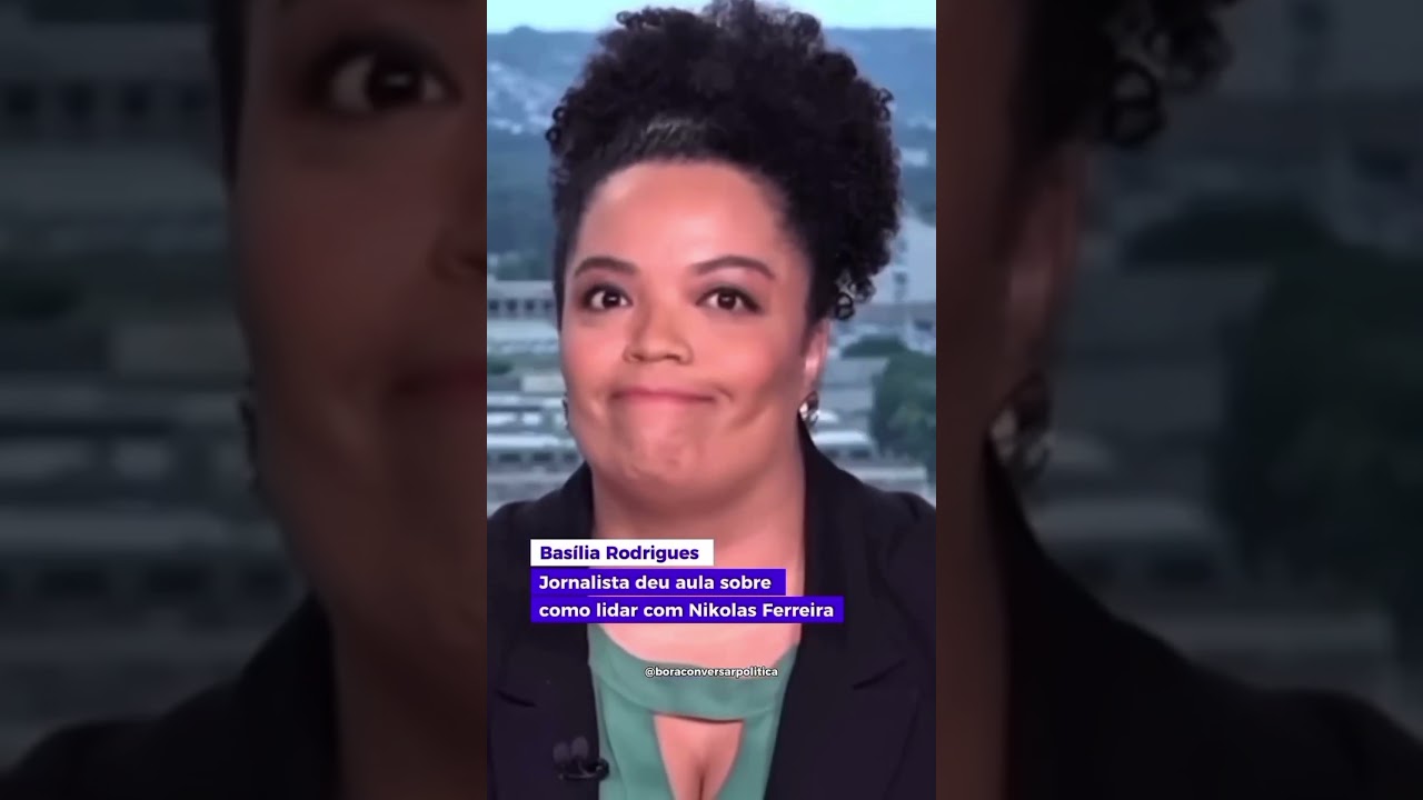 Jornalista Bas&iacute;lia Rodrigues coloca Nikolas Ferreira em seu devido lugar