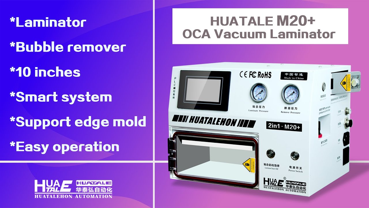 HUATALE M20+ OCA Vacuum Laminating Machine Autoclave Bubble Remover  LCD Touch Screen Repair Tools