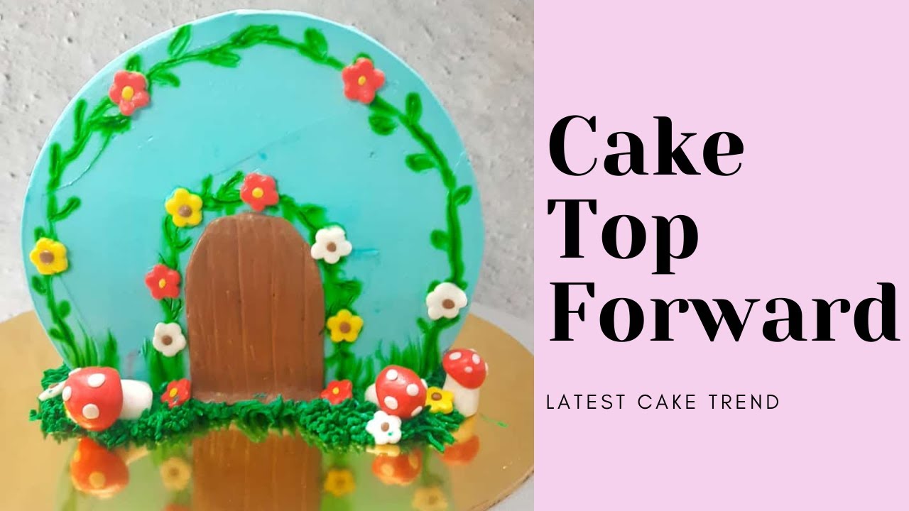 Cake Top Forward in whipped Cream | how to make cake top forward | cake top forward tutorial