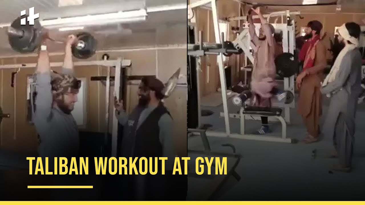 Taliban Workout At Gym In Kabul’s Presidential Palace