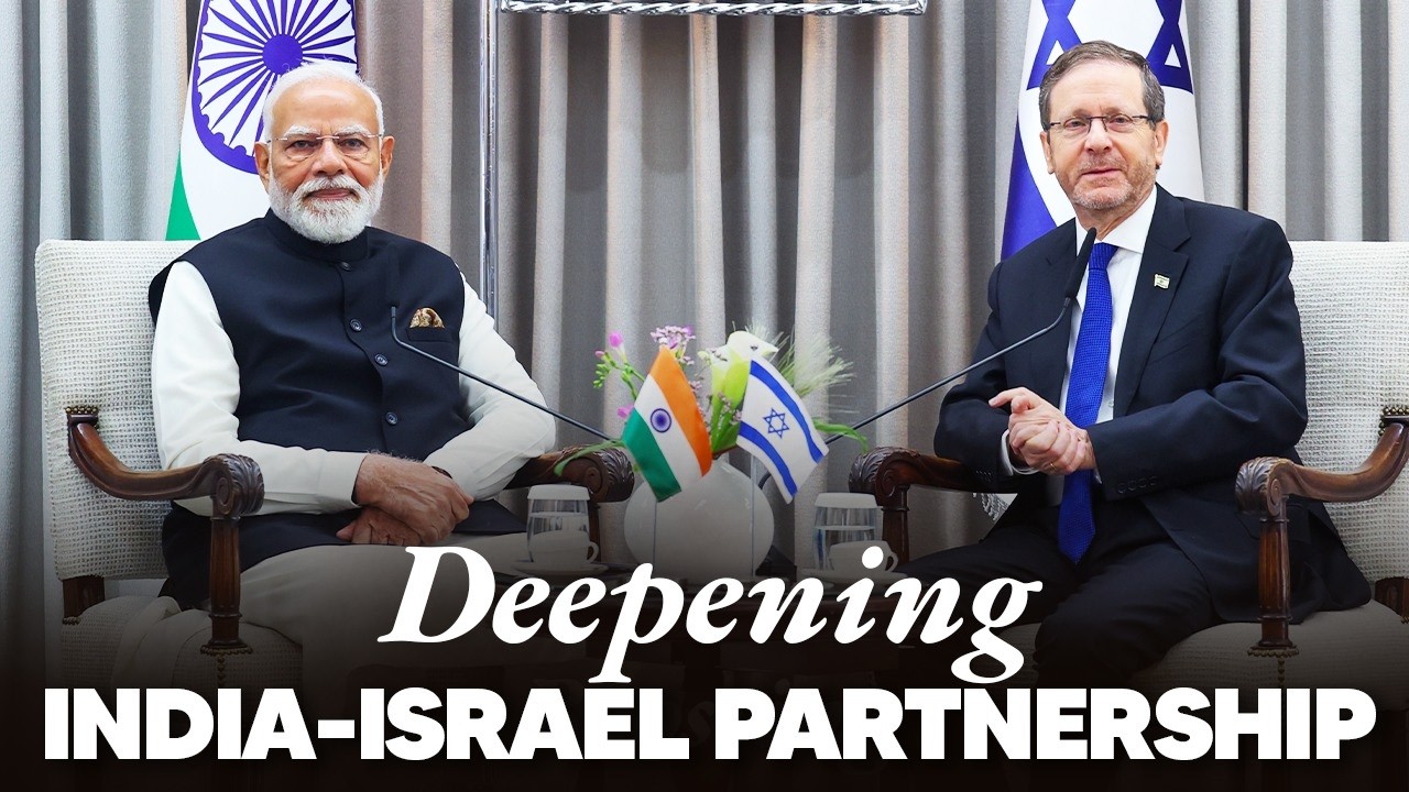 LIVE: PM Modi holds a bilateral meeting with Israeli President Isaac Herzog