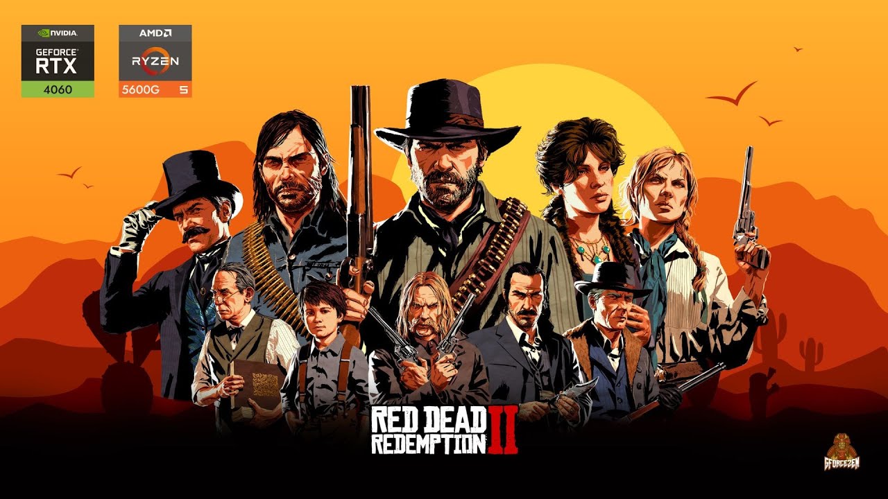Red Dead Redemption 2 Benchmark – RTX 4060 + Ryzen 5 5600G | 1080p Max (Favor Quality)