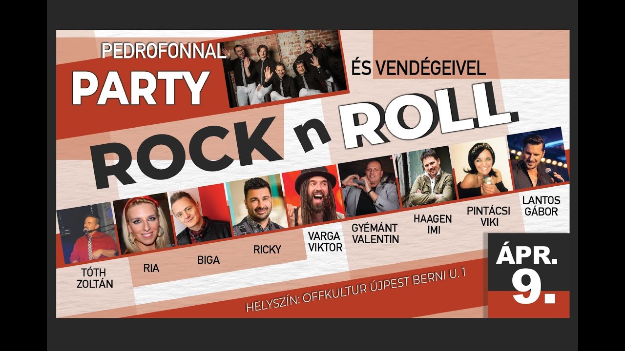 PEDROFON ÉS VENDÉGEI - Rock'n'Roll Party | OFF KLUB | LIVE | Koncert | 2023