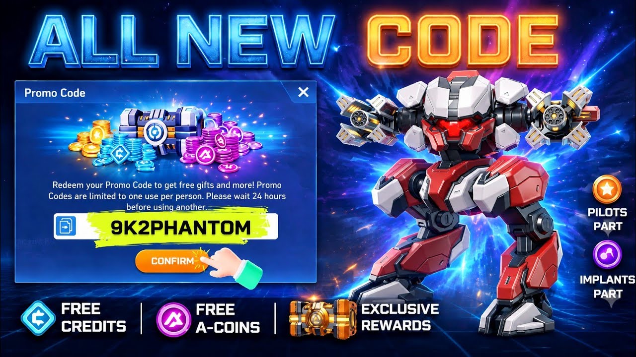 👑 EXCLUSIVE 👑 MECH ARENA PROMO CODES 2026 OCTOBER 🎁 FREE A-COINS, CREDITS & MECHS! ✅