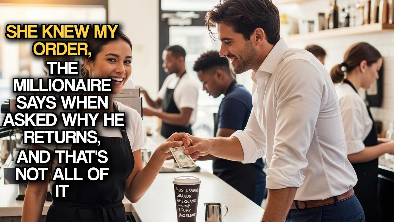 She Knew My Order, The Millionaire Says When Asked Why He Returns, And That's Not All Of It