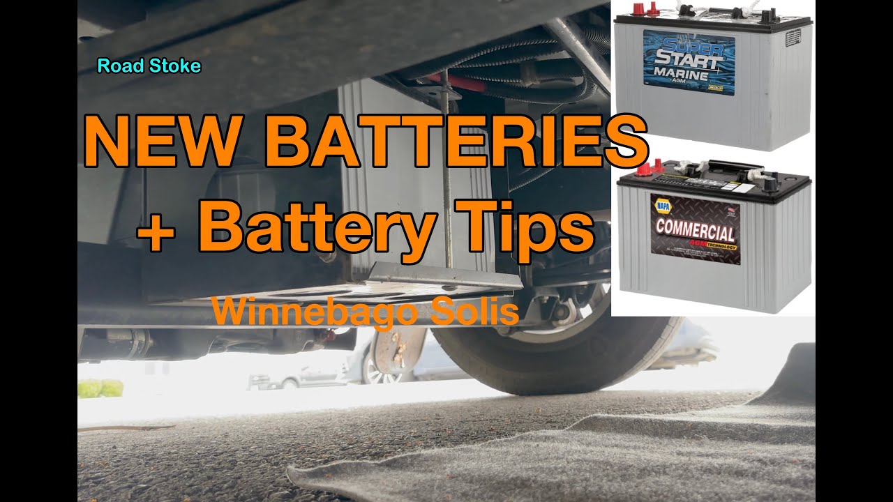 Our mechanic installed new batteries for our Winnebago Solis 59PX