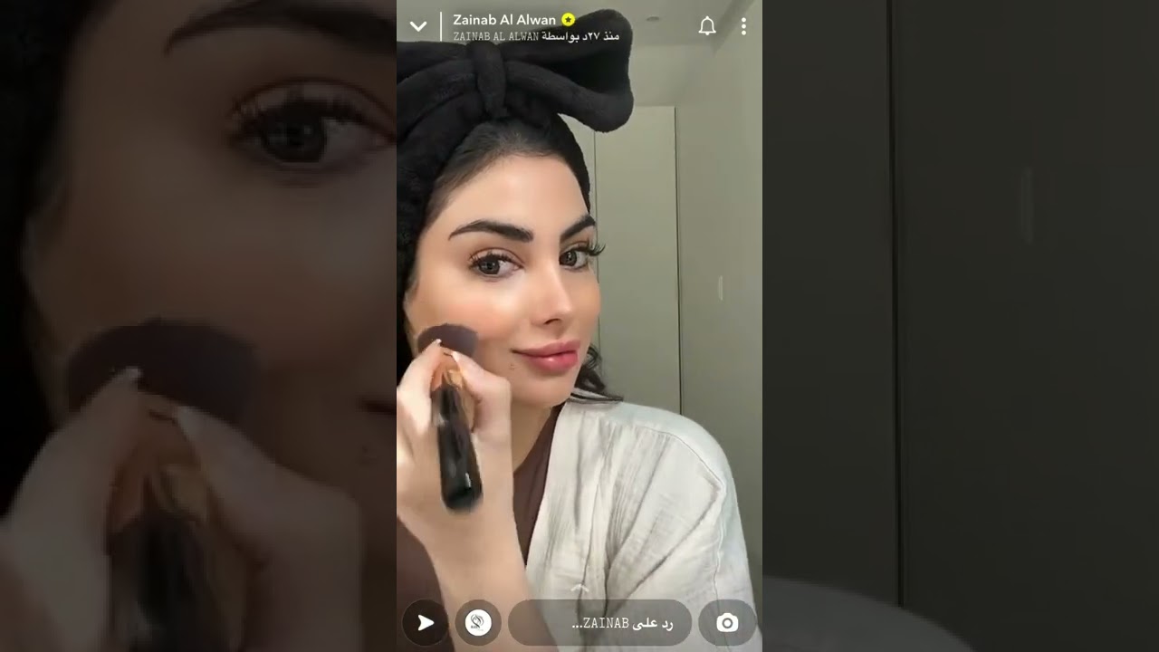 عناية زينب العلوان وتحضيرها في الصباح🤍